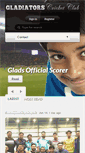 Mobile Screenshot of gladscricket.com